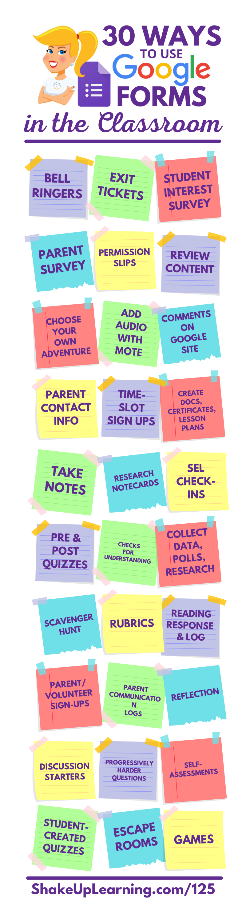 30 Ways to Use Google Forms in the Classroom