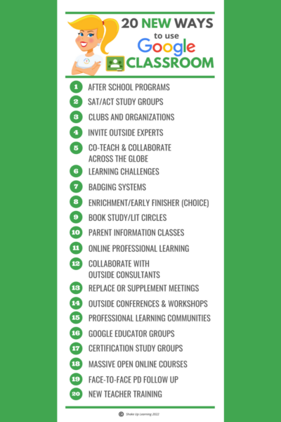 20 New Ways to Use Google Classroom